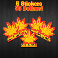 Oil & Gas  - Stickers (5 Count)
